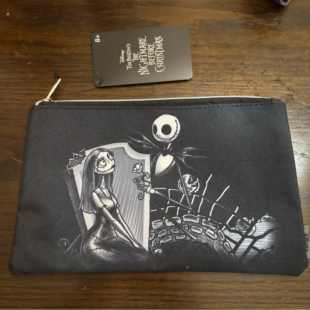 Loungefly Disney Nightmare Before Christmas Pencil Case Horror Halloween NEW